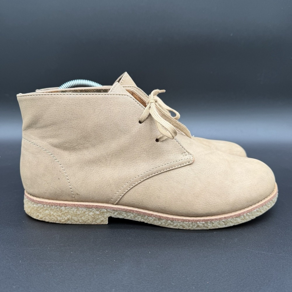 BOC by Born Womens Size 10 Livie Natural Nubuck PU‎ Chukka Boots Shoes